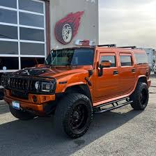 Image result for Sunburst Orange 2007 Hummer