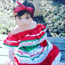 Traditional Mexican Baby Toddler Dress By Lovesofiashop On Etsy Baby Mexican Dress Mexican Babies Baby Girl Clothes