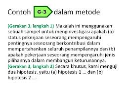 Supaya kamu mendapatkan gambaran mengenai penggunaannya, berikut ini adalah contoh hipotesis untuk karya ilmiah. Teknik Menulis Artikel Untuk Jurnal Publikasi Karya Ilmiah