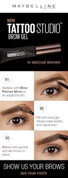 Scegli la consegna gratis per riparmiare di più. Maybelline Tattoo Studio Waterproof Eyebrow Gel Creates Fuller Looking Definition That Last For Days Fill And Maybelline Tattoo Waterproof Eyebrow Eyebrow Gel