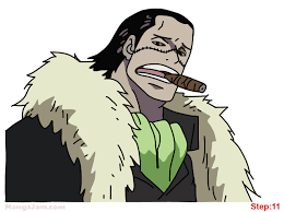 Crocodile from one piece cac. How To Draw Crocodile From One Piece Mangajam Com