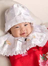 お宮参り 写真 アジアの子供たち 日本人の赤ちゃん ベビーフォト