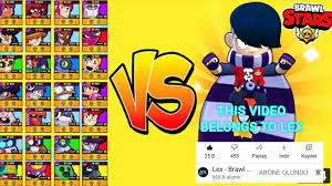 Играю за легендарное трио против всех персонажей в brawl stars! Edgar Vs Tum Karakterler Brawl Stars This Video Belongs To Lex Youtube Youtube