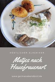 Deutsche Traditionskuche Matjes Hausfrauenart Matjes Hausfrauenart Matjes Essen Und Trinken Rezepte