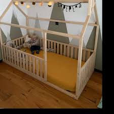 newtoddler bed play house bed frame children bed bunk bed home bed wood house floor bed teepee bed wooden bed wood house in 2020 house frame bed kid beds toddler bed