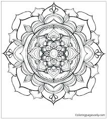 Check spelling or type a new query. Lotus Flower Mandala 1 Coloring Pages Mandala Coloring Pages Coloring Pages For Kids And Adults