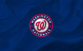 Download Wallpapers Washington Nationals Baseball Usa Mlb Emblem Logo Major League Baseball Washington Baseball Team Besthqwallpapers Com Washington Nationals Logo Washington Nationals Baseball Washington Nationals