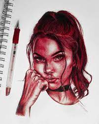 This artist has truly mastered the art of using ballpoint pens as shown in this piece and any other in their gallery. Vernasart Just Finished My Pen Drawing Of Gorgeous Kensnation This Is The First Time Ever I M Seriously Drawing W Thi Pen Art Pen Drawing Ballpoint Pen Art