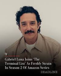 Gabriel Luna has been tapped to join the upcoming second season of Prime  Video's action thriller 'The Terminal List,' headlined and executive  produced by Chris Pratt. Luna will recur as a fan