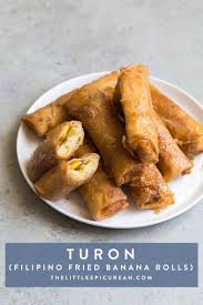 Turon Filipino Fried Banana Rolls Banana Filipinofood Filipinorecipes Filipinodesserts Lutongbahay Eggrolls Dessert Banana Roll Filipino Recipes Food