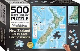 The 500 piece usa puzzle is full of details of all 50 states. New Zealand 500 Piece Jigsaw Puzzle Jigsaws Games Toys Hobbies Children Hinkler