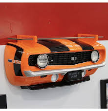 Black suede trim on the inside further sweetens the pot. 1969 Chevrolet Camaro Ss Front End Wall Shelf Fiftiesstore Com