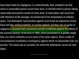 It is famous for its classic statement of what negligence is and the standard of care to be met. Read Blyth V Birmingham Waterworks Co 1856 In 2 Minutes Youtube