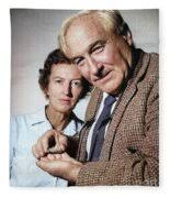 Mary and Louis Leakey, 1962 Tote Bag by Science Source
