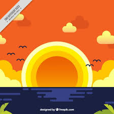 Find the perfect sunset background stock illustrations from getty images. Download Vector Flat Sunset Background Vectorpicker