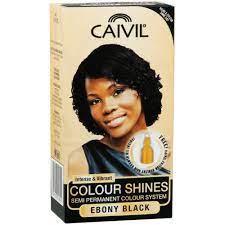 Can last around 8 washes packaging: Caivil Colour Shines Semi Permanent Colour System Ebony Black Clicks
