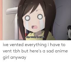 Sad anime boy pfp meme anime boy sad meme. 25 Best Memes About Sad Anime Girl Sad Anime Girl Memes