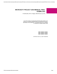 Collaborate with your team on the go!. Microsoft Project 2003 Manual Free Download By Inclusiveprogress9 Issuu