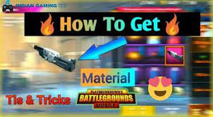 How To Get Material And Paints In Bgmi Pubg Mobile Get Material For M416 Glacier Upgrade Bgmi Pubg Mobile म Material क स ल Tips And Tricks