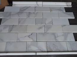 • all freight shipments are curbside delivery. Calacatta 3 6 Subway Tile The Builder Depot Blog