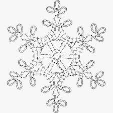 Christmas Crochet Snowflake Ornament Chart Crochet