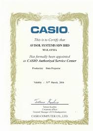 Casio malaysia sdn.bhd creates various products which make your life more useful and more fun such as electronic dictionary as learning tool, digital camera which is core product in the industry and so on. Casio Service Centers Avisol Systems Sdn Bhd E Shop