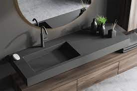 I was surprised with how much of the pink disappeared as i sanded, leaving a lighter (almost white) base to work with. 5 Alternative Bathroom Countertop Ideas Bayareabath Com