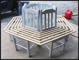 Recycled Diy Chair Tree Bench Tutorial