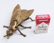 Cenicero de latón vintage con forma de insecto / Escultura ...