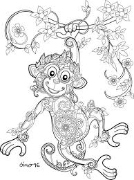 Monkey Coloring Page Monkey Coloring Pages Animal Coloring Pages Coloring Pages