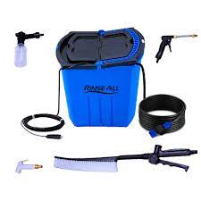 Rinse All Ew10 12 Volt Powered Pressure Washer Egp Sho 005 The Home Depot Camping Shower Car Washer Car Washing Kit