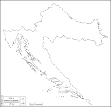Croacia desde mapcarta, el mapa abierto. Croacia Mapa Gratuito Mapa Mudo Gratuito Mapa En Blanco Gratuito Plantilla De Mapa Contornos Blanco