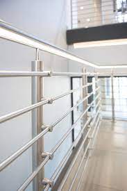 Why A Stainless Steel Balustrade Is The Smart Choice For Your New Home Steel Balustrade Steel Railing Design Stainless Steel Stair Railing