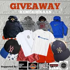 Maybe you would like to learn more about one of these? Thrift Store Jombang Giveaway Ozing Friends Spesial Hari Kemerdekaan Ada 10 Hadiah Menarik Untuk 10 Pemenang 1 T Shirt Chamoion Script Brand New 2 T Shirt Assc 3 Hoodie
