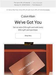 Free pick up in store. Calvin Klein Canada E Gift Cards Milled