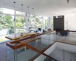 Spectacular meaning, definition, what is spectacular: Walls Of Glass Define This Spectacular Modern Home In Canada Home Loft Railing Riverside House