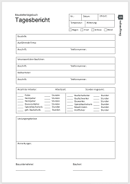 Mit drei spalten zur dokumentation der arbeiten. Das Bautagebuch Warum Ist Es Notwendig Vorlagen Und Checkliste
