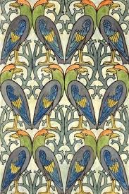 Design For Wallpaper Or Textile By C F A Voysey Bird Art Pattern Design Art