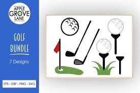 Download Golf Svg Bundle 7 Designs Golf Ball Svg Cut Files 687688 Svgs Design Bundles