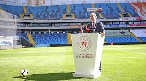 Altay spor kulübü #i̇lkgündenberi @altaysporkulubu. Bakan Kasapoglu Yeni Adana Stadi Nda Incelemelerde Bulundu