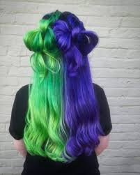 Pin By Madina On Moj Obraz I Stil Split Dyed Hair Pretty Hair Color Split Hair
