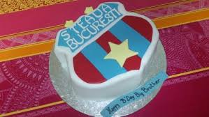Tarta Escudo Steaua Bucuresti Equipo De Futbol Brat Cake Food