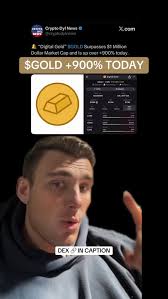🔔Digital Gold $GOLD just went crazy! Up over +900% today and broke $1M  market cap while real Gold & Silver hit ATHs! Is this the next big  narrative? , This is NOT financial advice. Always invest at ...