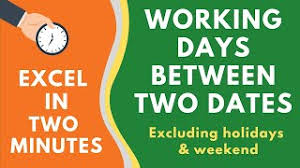 Calculate Working Days Between Two Dates In Excel Excluding Weekend Holidays Youtube Hsuanweifu opened this issue jul 20, 2017 · 6 comments. calculate working days between two dates in excel excluding weekend holidays