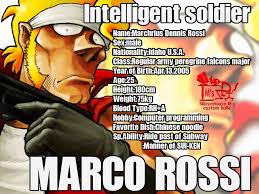 He made his first fighting game appearance in neo geo battle coliseum. Marcorossi Hashtag On Twitter