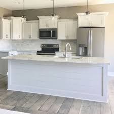 Love The Shiplap On The Kitchen Island Diy Kitchen Renovation Kitchen Diy Makeover Kitchen Remodel Small