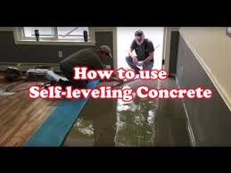 How is this process different from the the refinished concrete surface is ready for concrete stain after 24 hours. How To Level Uneven Floor With Self Leveling Concrete Youtube