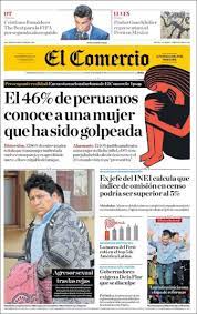 Reportan 266 fallecidos y 1.895 nuevos contagios en las últimas 24 horas. Portada De El Comercio Peru El Comercio Peru Comercio Periodico De Peru