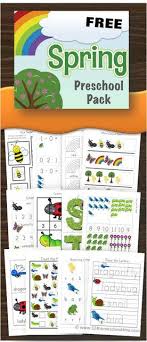 Help your preschooler learn spatial words — like above, on, and behind — with these early math worksheets. Free Spring Worksheets For Preschool