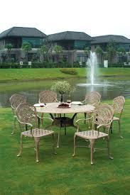 Hanamint Tuscany Collection Cast Aluminum Outdoor Dining Furniture Ghế
